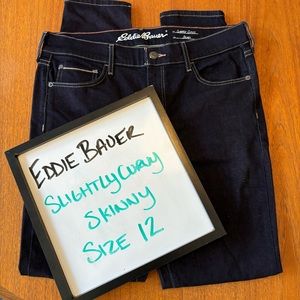 Eddie Bauer W’s Slightly Curvy Skinny Jeans Sz 12